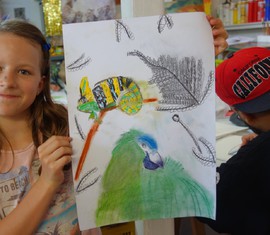 Zeichnen und Malen, Kinder-Kunstschule Frankfurt