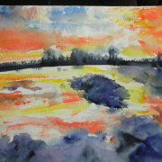 Aquarell-Malkurs in der Kunstschule Frankfurt Atelier Irene Schuh