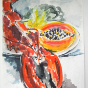 Aquarell-Malkurs in der Kunstschule Frankfurt Atelier Irene Schuh