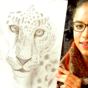 Bleistiftzeichnung im Zeichenkurs der Kunstschule Frankfurt Atelier Irene Schuh